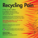 Premiere of "Recycling Pain", A Play by Ron Jenkins - Free Reading at Wesleyan University on September 28