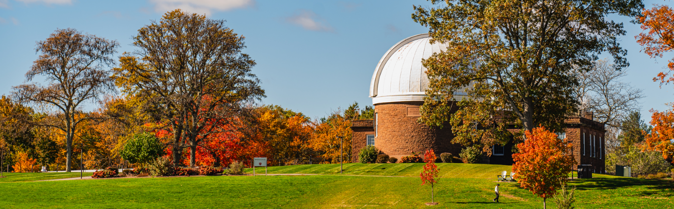 Fall trees near Foss Hill