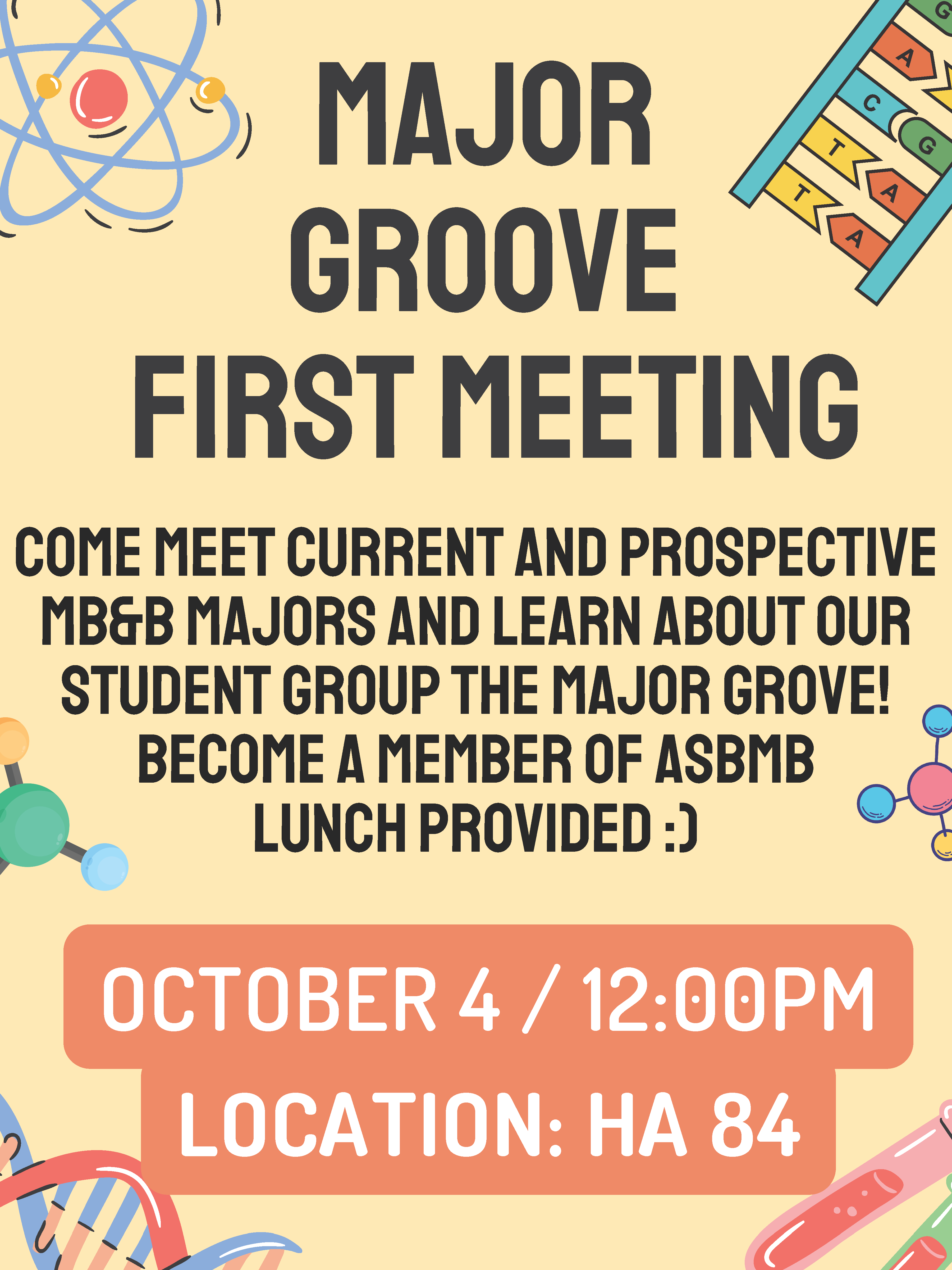 Major Groove First Meeting Flyer